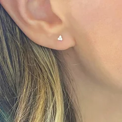 Mini Trilogy Cluster Stud Earrings