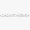 Mini Vadella Baguette & Round Diamond Band 0.15 ctw