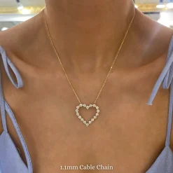 1.1mm Diamond Cut Cable Chain
