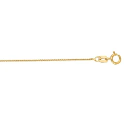 0.6mm Diamond Cut Round Wheat Chain