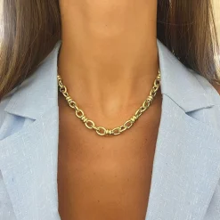 Nantucket Chunky Gold Adjustable Chain Necklace