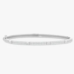 Nikita Studded Pave Diamond Bangle Bracelet