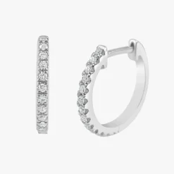Nikki Diamond Huggie Earrings