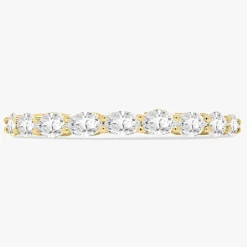 Odessa East to West Oval Diamond Band 0.70 ctw