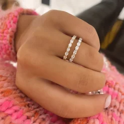Odessa East to West Oval Diamond Band 0.70 ctw