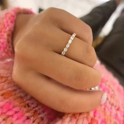 Odessa East to West Oval Diamond Band 0.70 ctw