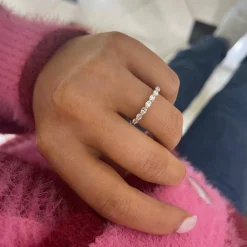 Odessa East to West Oval Diamond Band 0.70 ctw