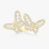 Ophelia Baguette Butterfly Ring