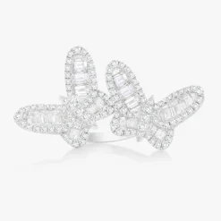 Ophelia Baguette Butterfly Ring