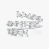 Paislee Pear Crossover Diamond Ring