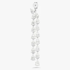 Pear Diamond Dangle Stud Earrings 22.92 ctw