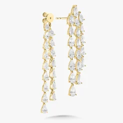 Pear Diamond Dangle Stud Earrings 22.92 ctw