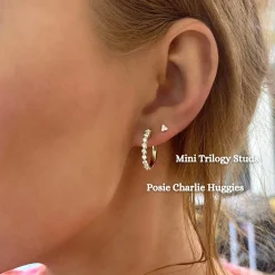 Posie Charlie Cloud® Diamond Huggie Earrings 0.48 ctw