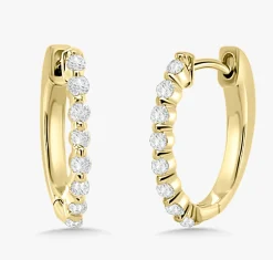 Posie Charlie Cloud® Diamond Huggie Earrings 0.48 ctw