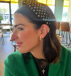 Romy Dangle Drop Hoops 1.36 ctw