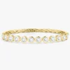 Round Diamond Bezel Bangle Bracelet 6.05 ctw