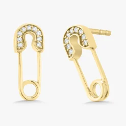 Safety Pin Stud Earrings