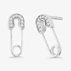 Safety Pin Stud Earrings