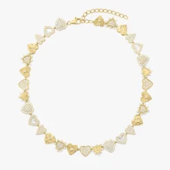 Soleil Diamond Heart Charm Necklace 5.15 ctw