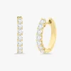 Sophia Diamond Huggie Earrings