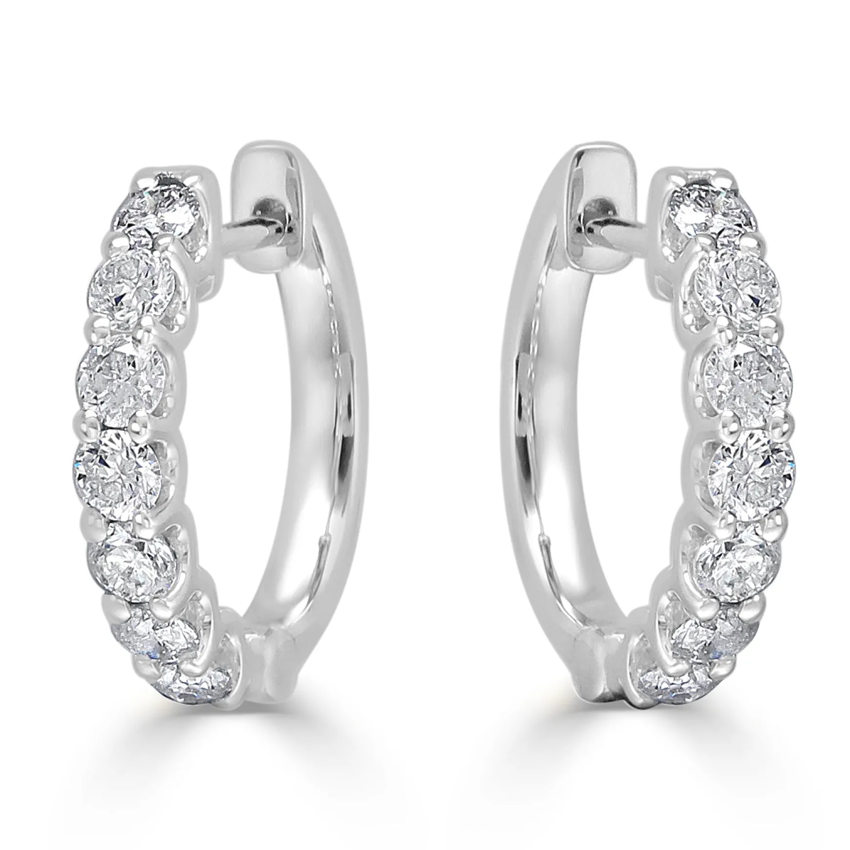 Sophia Diamond Huggie Earrings