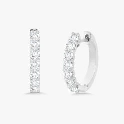 Sophia Diamond Huggie Earrings