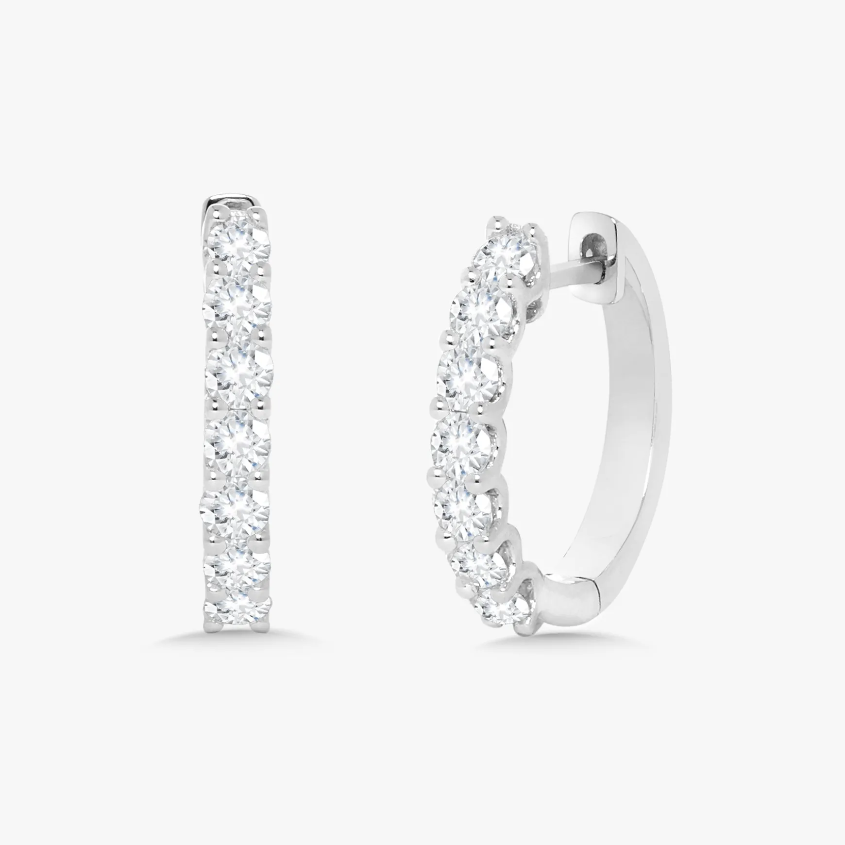 Sophia Diamond Huggie Earrings