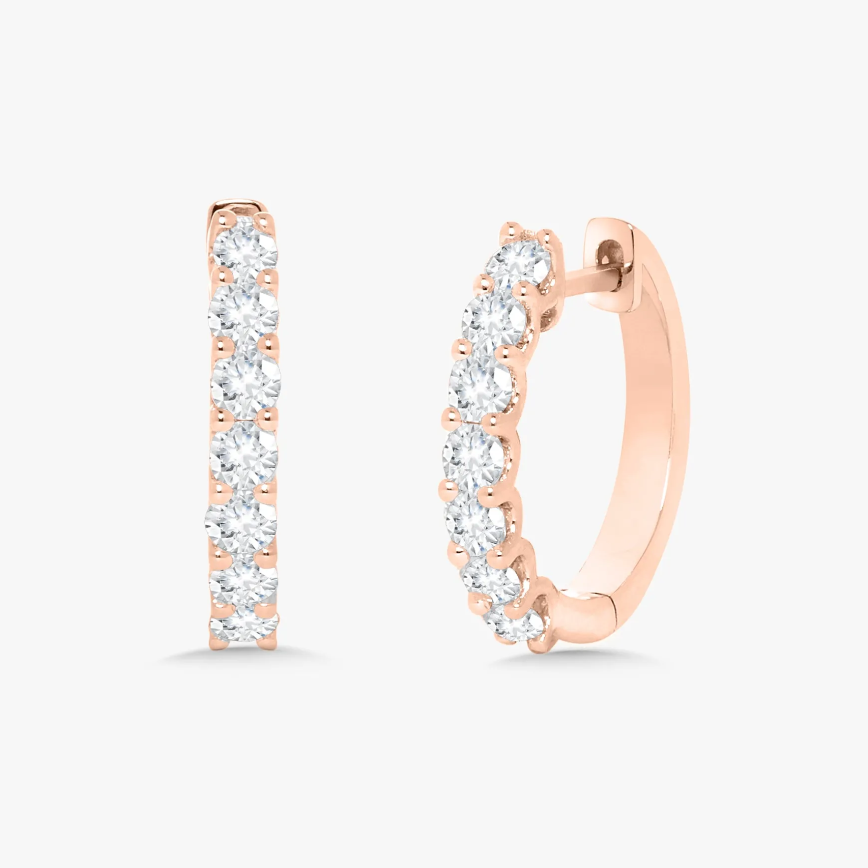 Sophia Diamond Huggie Earrings