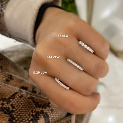 Sophia Diamond Huggie Earrings