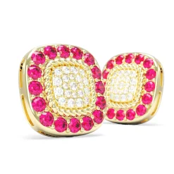 Square Pave Diamond Cuff Links