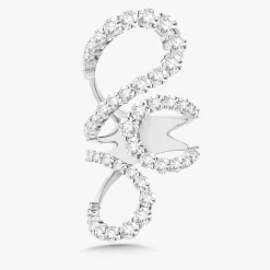 Swirl Diamond Ring 5 ctw