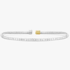Talia Fancy Yellow Radiant Necklace Cuff 20.37 ctw