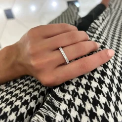 Tavia Asscher Cut Diamond Eternity Band
