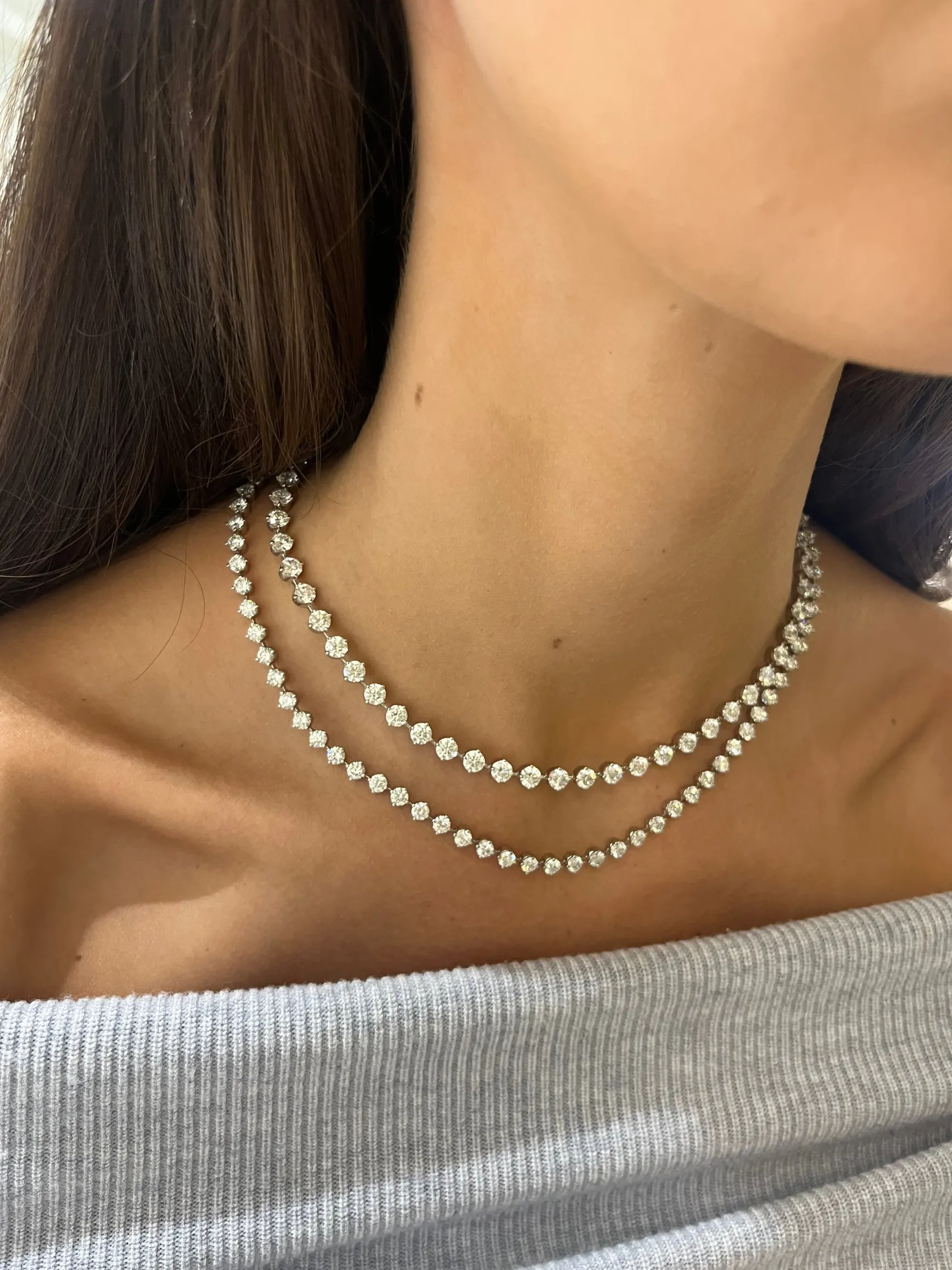 The Charlie Cloud® Diamond Tennis Necklace