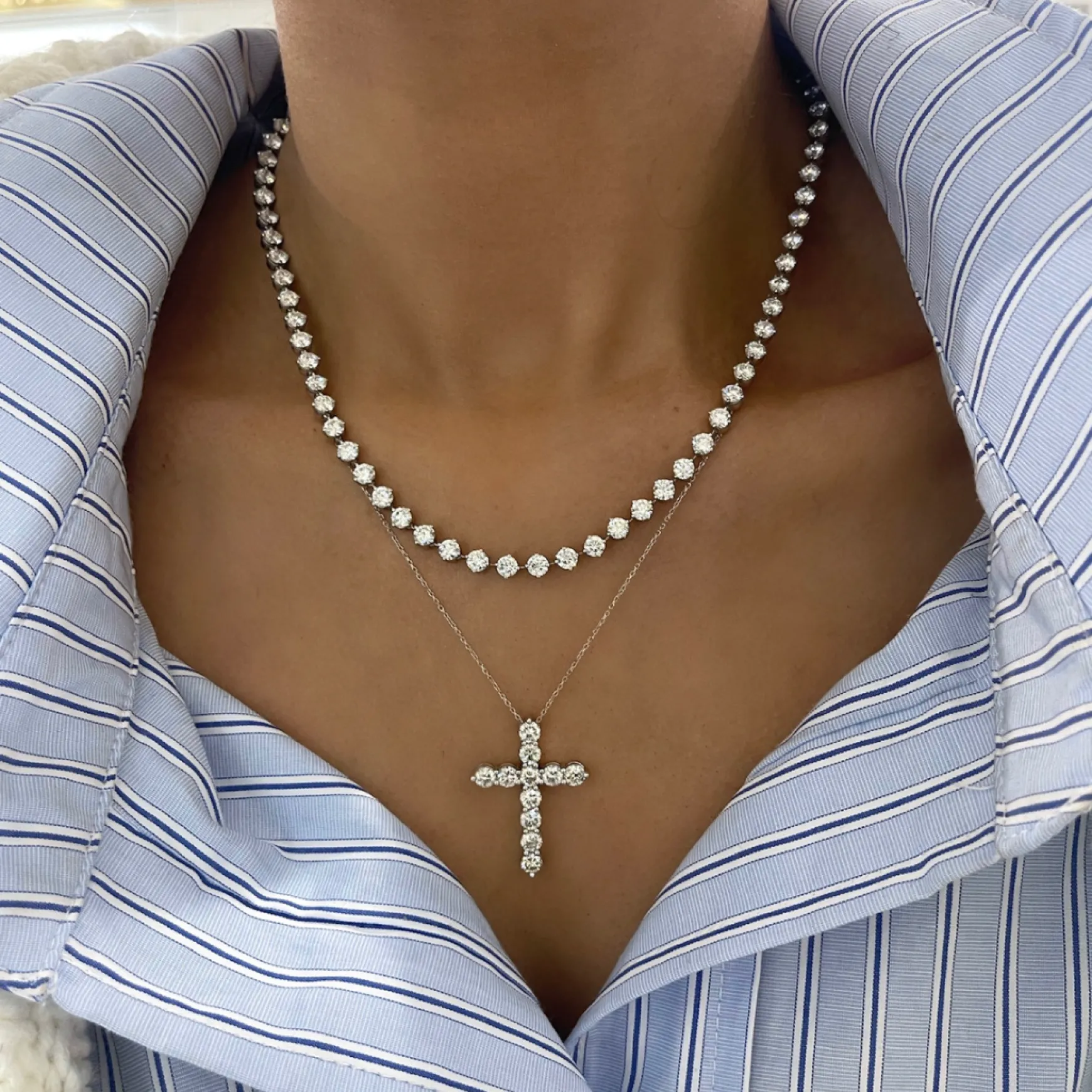 The Charlie Cloud® Diamond Tennis Necklace