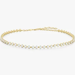 The Charlie Cloud® Multi-Way Floating Diamond Choker & Tennis Bracelet 12.24 ctw