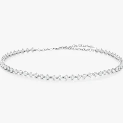 The Charlie Cloud® Multi-Way Floating Diamond Tennis Bracelet & Choker Necklace 12.24 ctw