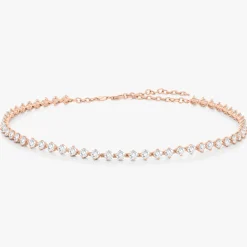 The Charlie Cloud® Multi-Way Floating Diamond Tennis Bracelet & Choker Necklace 12.24 ctw