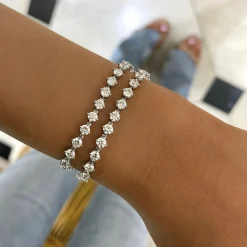The Charlie Cloud® Multi-Way Floating Diamond Choker & Tennis Bracelet 12.24 ctw