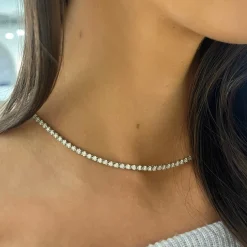 The Scottie Multi-Way Diamond Tennis Bracelet & Tennis Choker Necklace 2 ctw