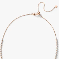 Tinx Dangle Diamond Adjustable Choker/Collar Necklace 2.66 ctw
