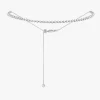 Tinx Floating Diamond Adjustable Choker/Collar Necklace 2.06 ctw