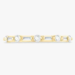 Vadella Baguette & Round Diamond Band 0.36 ctw