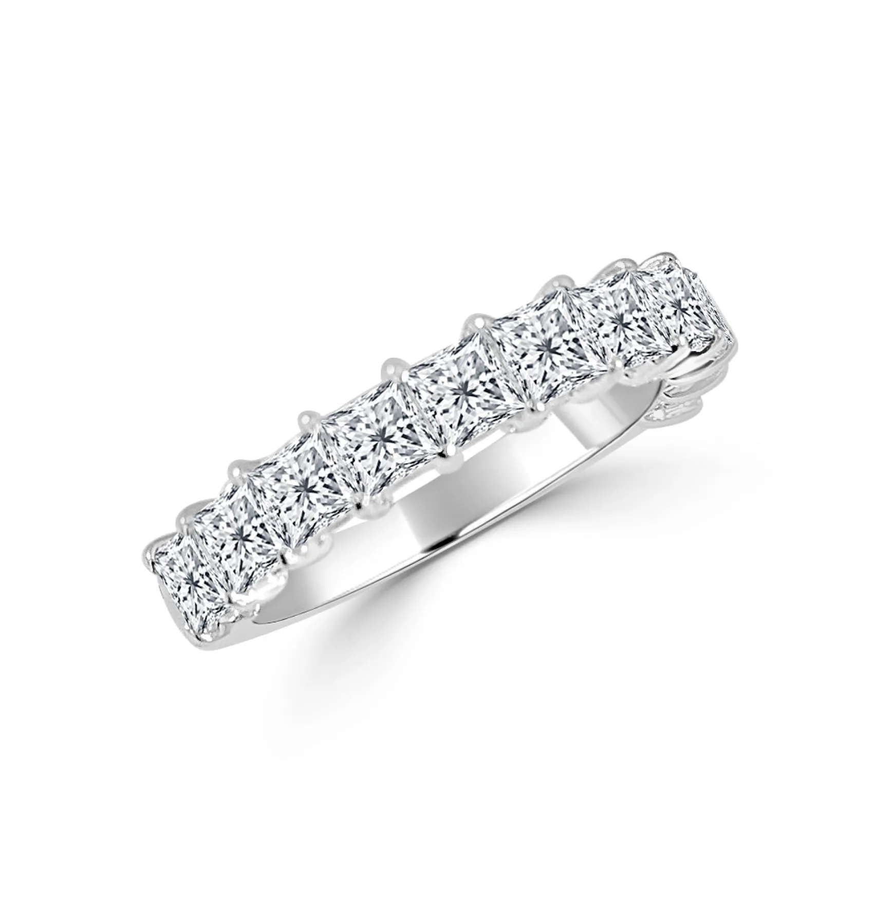 Valentina Princess Cut Diamond Band 2 ctw
