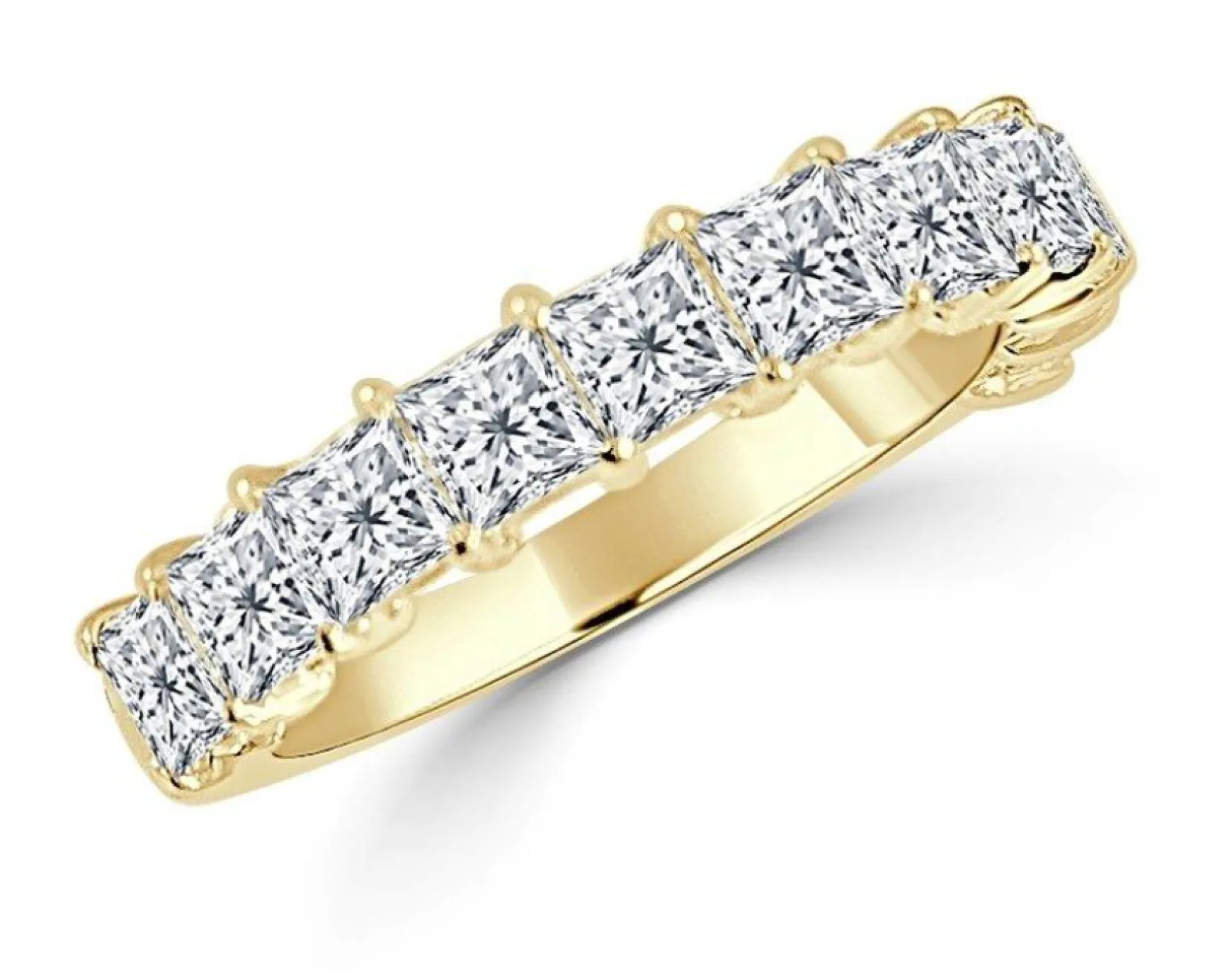 Valentina Princess Cut Diamond Band 2 ctw