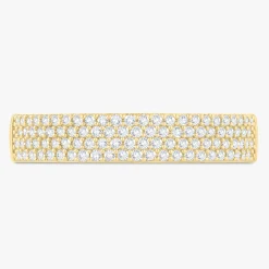 Vaughn Four Row Diamond Stacking Band