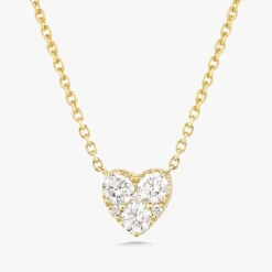 Vita Diamond Heart Necklace