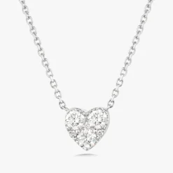 Vita Diamond Heart Necklace
