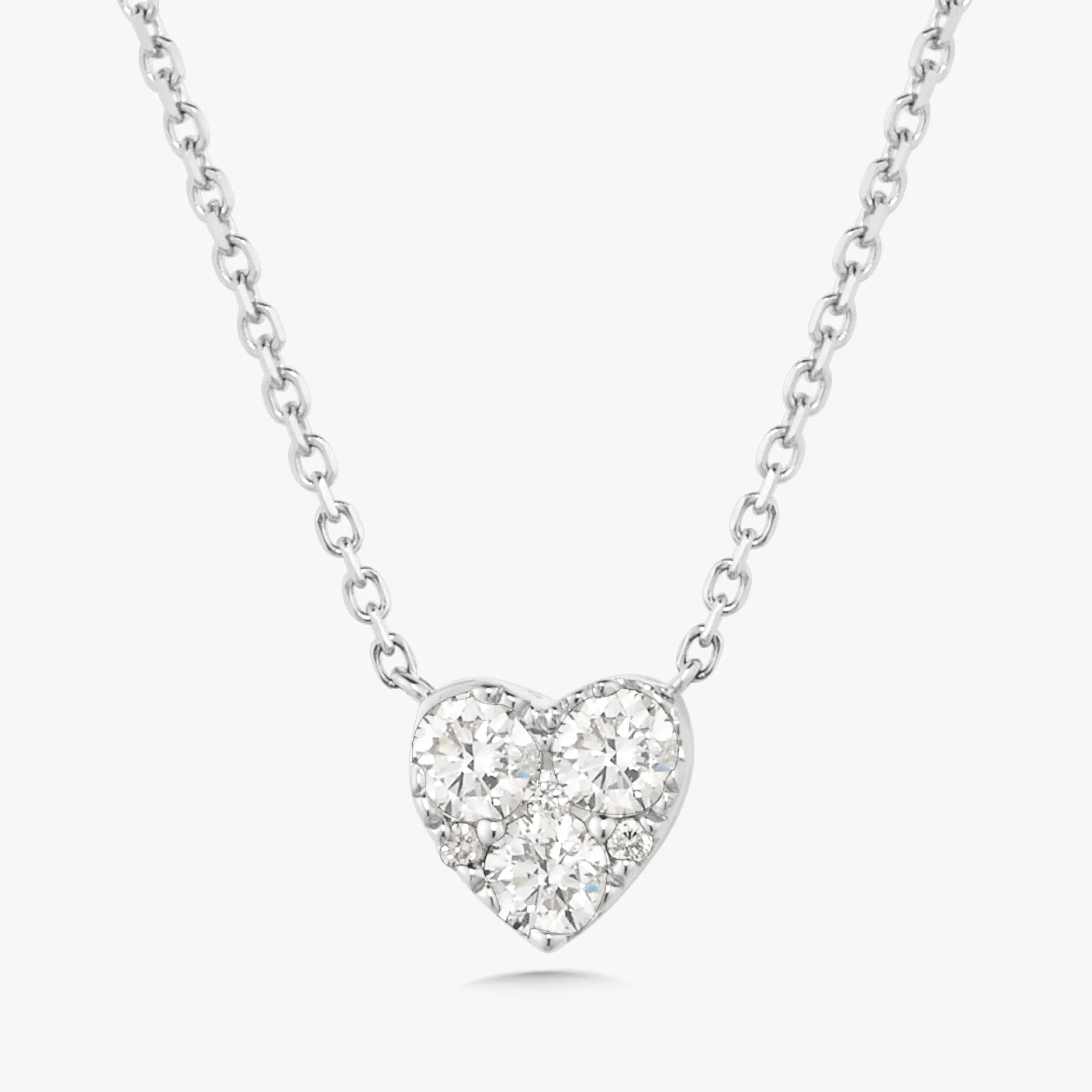 Vita Diamond Heart Necklace