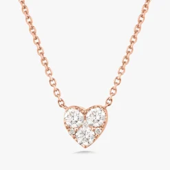 Vita Diamond Heart Necklace